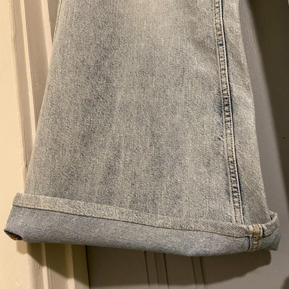 NWOT Free People Lovefool Low Rise Wide Leg Jeans (Size 24 / True Blue) - Picture 9 of 9